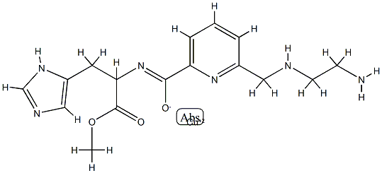 copper(II)-methyl 2-(2-aminoethyl)aminoethylpyridine-6-carboxylhistidinate CAS#: 97542-41-1