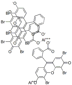 dialuminium tris[2-(2,4,5-tribromo-6-oxido-3-oxoxanthen-9-yl)benzoate] CAS#: 97889-89-9
