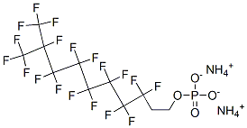 diammonium 3,3,4,4,5,5,6,6,7,7,8,8,9,10,10,10-hexadecafluoro-9-(trifluoromethyl)decyl phosphate CAS#: 93857-49-9