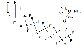 diammonium 3,3,4,4,5,5,6,6,7,7,8,8,9,9,10,10,11,11,12,12,13,13,14,14,14-pentacosafluorotetradecyl phosphate CAS#: 93857-46-6