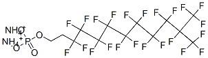 diammonium 3,3,4,4,5,5,6,6,7,7,8,8,9,9,10,10,11,12,12,12-icosafluoro-11-(trifluoromethyl)dodecyl phosphate CAS#: 93857-50-2