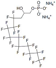 diammonium 4,4,5,5,6,6,7,7,8,8,9,9,10,10,11,11,12,12,13,13,13-henicosafluoro-2-hydroxytridecyl phosphate CAS#: 94200-46-1