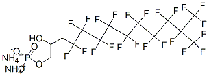 diammonium 4,4,5,5,6,6,7,7,8,8,9,9,10,10,11,11,12,13,13,13-icosafluoro-2-hydroxy-12-(trifluoromethyl)tridecyl phosphate CAS#: 94200-50-7