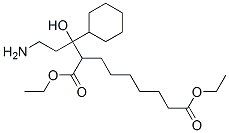 diethyl 2-(3-amino-1-cyclohexyl-1-hydroxypropyl)nonanedioate CAS#: 93942-58-6