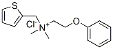 dimethyl(2-phenoxyethyl)(2-thienylmethyl)ammonium chloride CAS#: 93942-37-1