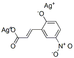disilver(1+) 3-(5-nitro-2-oxidophenyl)acrylate CAS#: 94030-91-8