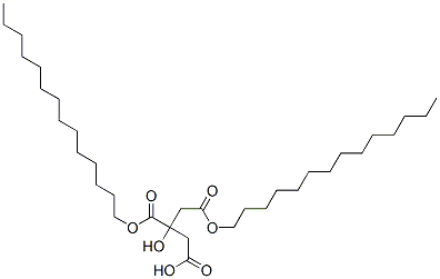 ditetradecyl hydrogen 2-hydroxypropane-1,2,3-tricarboxylate CAS#: 93776-47-7