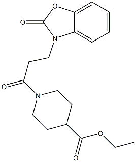 ethyl 1-(3-(2-oxobenzo[d]oxazol-3(2H)-yl)propanoyl)piperidine-4-carboxylate CAS#: 892464-97-0