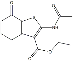 ethyl 2-(acetylamino)-7-oxo-4,5,6,7-tetrahydro-1-benzothiophene-3-carboxylate CAS#: 91421-24-8