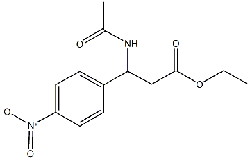 ethyl 3-(acetylamino)-3-{4-nitrophenyl}propanoate CAS#: 93566-83-7