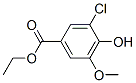 ethyl 3-chloro-4-hydroxy-5-methoxybenzoate CAS#: 94108-77-7
