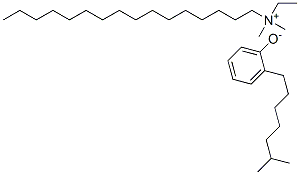 ethylhexadecyldimethylammonium isooctylphenolate CAS#: 94086-42-7