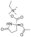 ethyltrimethylammonium 2-acetoxy-5-oxo-L-prolinate CAS#: 93857-26-2