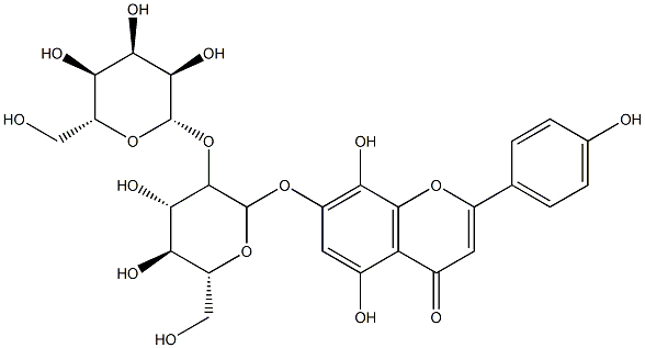 isoscutellarein-7-O-(allosyl(1-2)glucoside) CAS#: 96627-12-2