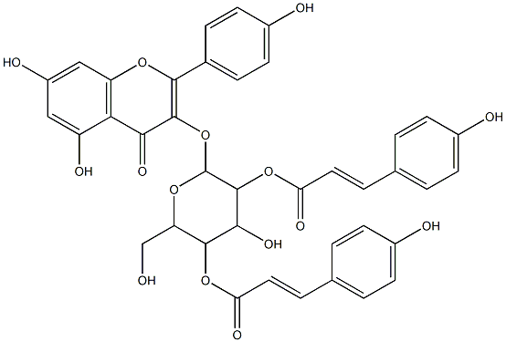 kaempferol-2,4-dicoumaroyl-3-O-glucoside CAS#: 94535-60-1