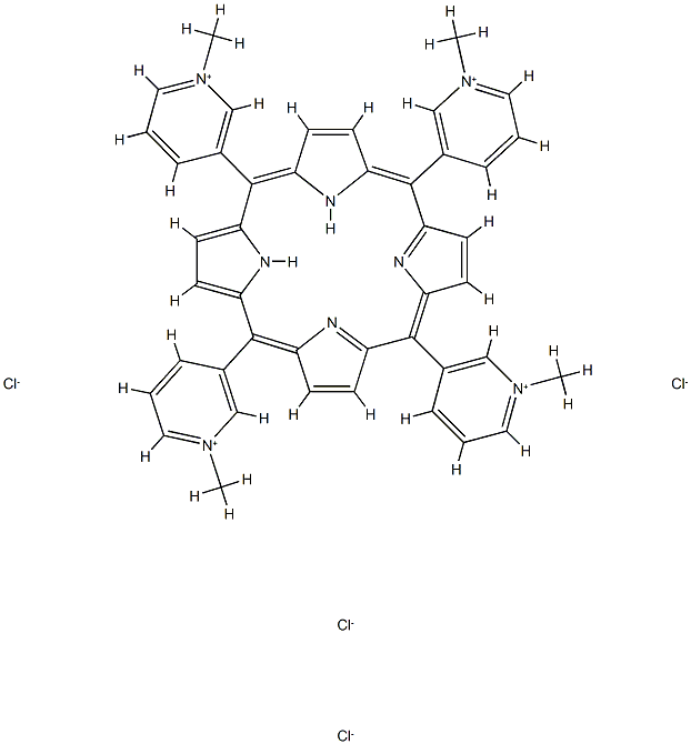 meso-Tetra (N-methyl-3-pyridyl) porphine tetrachloride CAS#: 94343-62-1