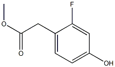 methyl 2-(2-fluoro-4-hydroxyphenyl)acetate CAS#: 91361-59-0