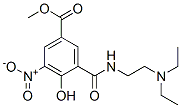 methyl 3-(2-diethylaminoethylcarbamoyl)-4-hydroxy-5-nitro-benzoate CAS#: 92697-56-8