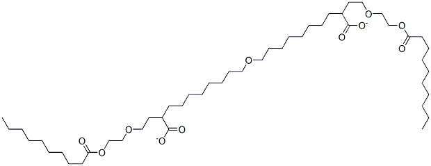 oxybis(2,1-ethanediyloxy-2,1-ethanediyl) didecanoate CAS#: 97171-77-2
