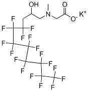 potassium N-(4,4,5,5,6,6,7,7,8,8,9,9,10,10,11,11,11-heptadecafluoro-2-hydroxyundecyl)-N-methylglycinate CAS#: 94159-87-2