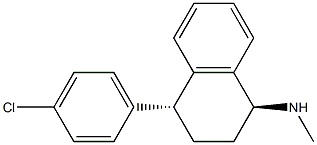 rac-trans-3-Dechloro Sertraline Hydrochloride CAS#: 91742-83-5