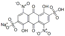 sodium hydrogen -9,10-dihydro-1,5-dihydroxy-4,8-dinitro-9,10-dioxoanthracene-2,6-disulphonate CAS#: 93965-09-4