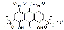 sodium hydrogen -9,10-dihydro-1,8-dihydroxy-4,5-dinitro-9,10-dioxoanthracene-2,7-disulphonate CAS#: 93965-08-3