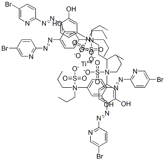 titanium 2-((5-bromopyridyl)azo)-5-(N-propyl-N-sulfopropylamino)phenol CAS#: 95069-72-0