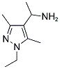 1-(1-ETHYL-3,5-DIMETHYL-1H-PYRAZOL-4-YL)-ETHYLAMINE CAS#: 936940-41-9