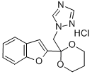 1-((2-(2-Benzofuranyl)-1,3-dioxan-2-yl)methyl)-1H-1,2,4-triazole monoh ydrochloride CAS#: 98518-98-0