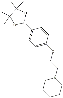 1-(2-(4-(4,4,5,5-Tetramethyl-1,3,2-dioxaborolan-2-yl)phenoxy)ethyl)piperidine CAS#: 934586-49-9