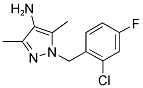1-(2-CHLORO-4-FLUORO-BENZYL)-3,5-DIMETHYL-1H-PYRAZOL-4-YLAMINE CAS#: 925663-04-3