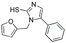 1-(2-FURYLMETHYL)-5-PHENYL-1H-IMIDAZOLE-2-THIOL CAS#: 923862-35-5