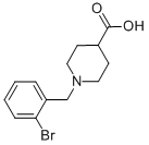 1-(2-bromobenzyl)piperidine-4-carboxylic acid CAS#: 901920-73-8