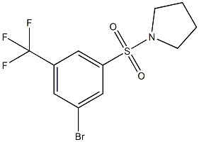 1-(3-Bromo-5-trifluoromethylphenylsulfonyl)pyrrolidine CAS#: 951884-59-6