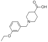 1-(3-ETHOXY-BENZYL)-PIPERIDINE-4-CARBOXYLIC ACID CAS#: 901920-44-3