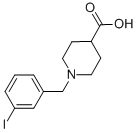 1-(3-IODO-BENZYL)-PIPERIDINE-4-CARBOXYLIC ACID CAS#: 901922-29-0