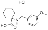 1-(3-METHOXY-BENZYLAMINO)-CYCLOHEXANECARBOXYLIC ACID HYDROCHLORIDE CAS#: 939760-95-9