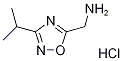 1-(3-isopropyl-1,2,4-oxadiazol-5-yl)methanamine(SALTDATA: HCl) CAS#: 936940-67-9