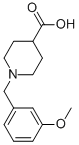 1-(3-methoxybenzyl)piperidine-4-carboxylic acid CAS#: 901314-14-5