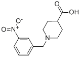 1-(3-nitrobenzyl)piperidine-4-carboxylic acid CAS#: 901924-29-6