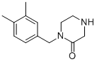 1-(3,4-DIMETHYLBENZYL)PIPERAZIN-2-ONE CAS#: 938458-92-5