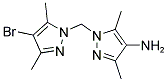 1-(4-BROMO-3,5-DIMETHYL-PYRAZOL-1-YLMETHYL)-3,5-DIMETHYL-1H-PYRAZOL-4-YLAMINE CAS#: 956441-24-0
