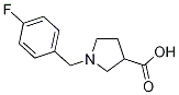1-(4-FLUOROBENZYL)PYRROLIDINE-3-CARBOXYLICACID CAS#: 933709-28-5