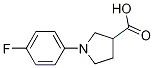 1-(4-FLUOROPHENYL)PYRROLIDINE-3-CARBOXYLICACID CAS#: 933731-71-6
