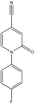 1-(4-Fluorophenyl)-2-oxo-1,2-dihydropyridine-4-carbonitrile CAS#: 929000-78-2