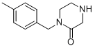 1-(4-METHYLBENZYL)PIPERAZIN-2-ONE CAS#: 938458-91-4