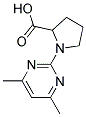 1-(4,6-DIMETHYLPYRIMIDIN-2-YL)PYRROLIDINE-2-CARBOXYLIC ACID CAS#: 956614-59-8