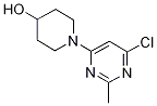 1-(6-Chloro-2-methylpyrimidin-4-yl)-4-hydroxypiperidine CAS#: 936845-82-8