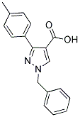 1-BENZYL-3-(4-METHYLPHENYL)-1H-PYRAZOLE-4-CARBOXYLIC ACID CAS#: 956453-12-6